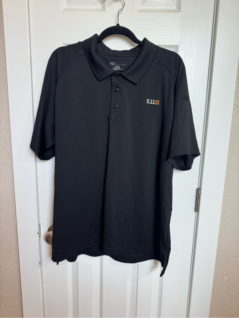 5.11 Tactical Black Polo with Small Logo